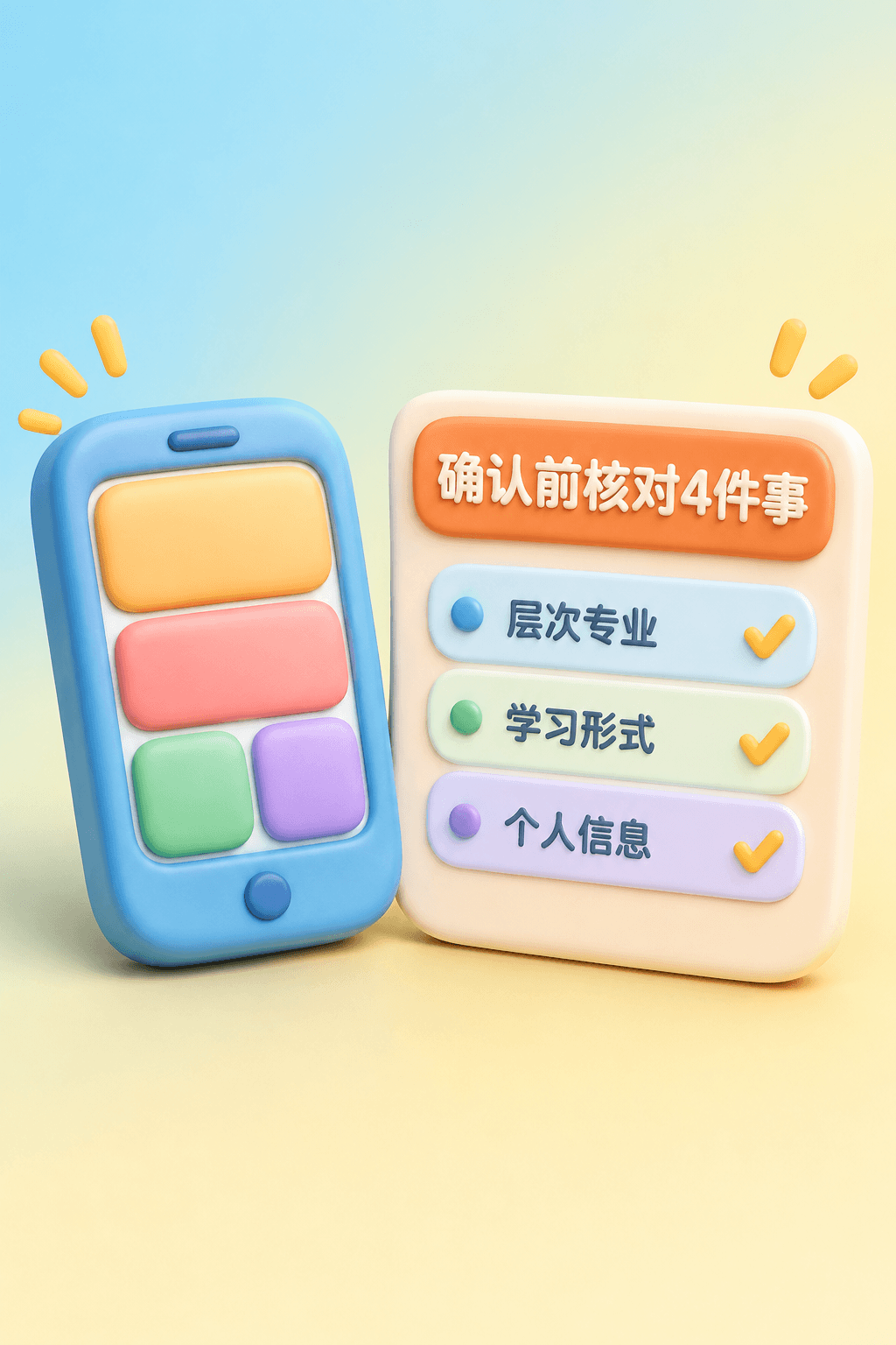 成人高考志愿确认前,先核对这4件事(第 2 张)