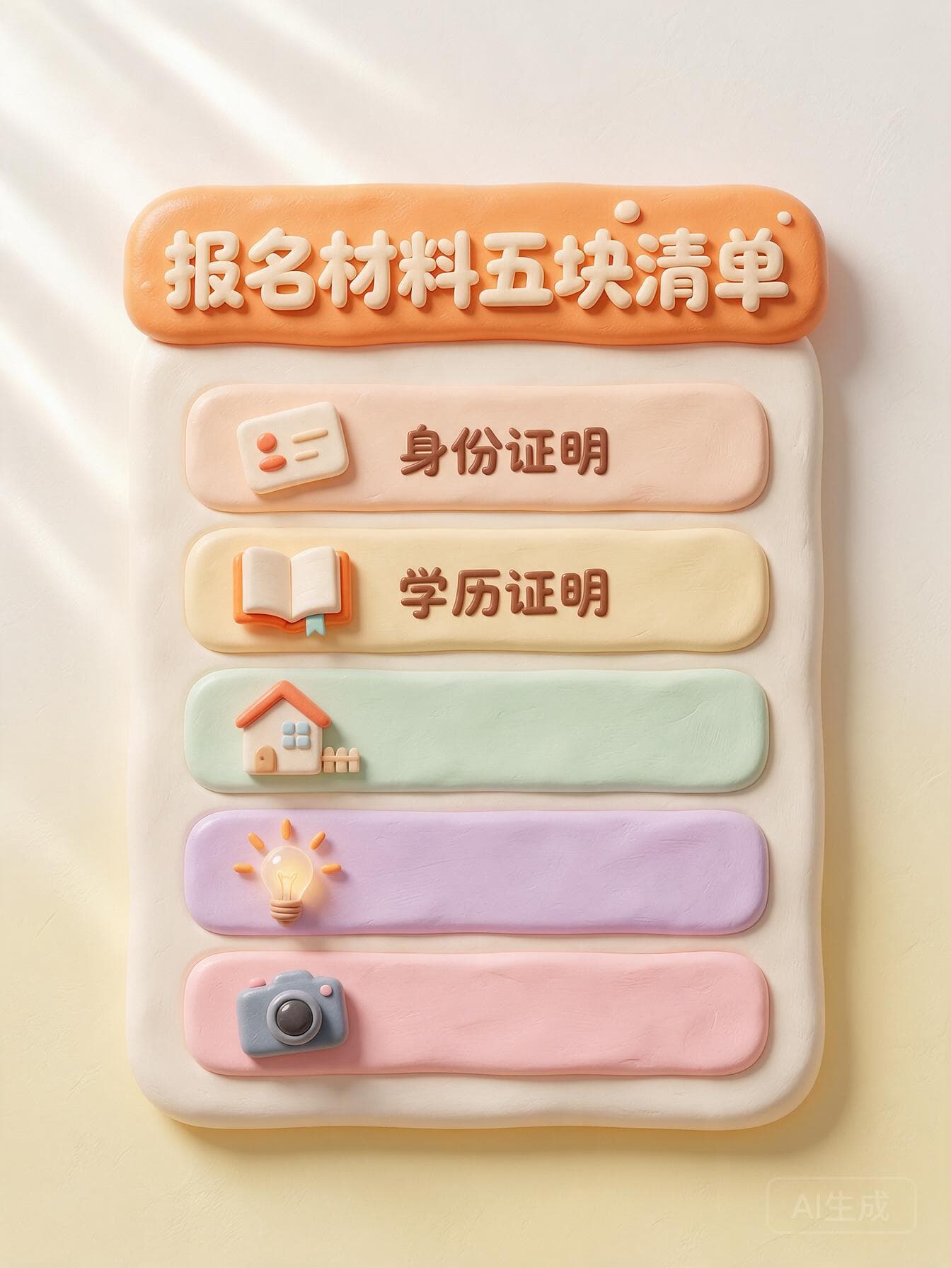 成人高考报名要什么材料?先看这5块(第 2 张)